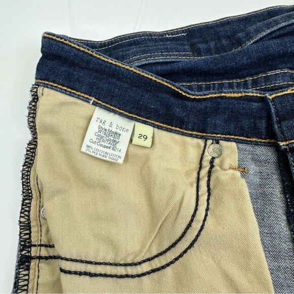 Rag &‎ Bone Women’s Heritage Mid-Rise Skinny Designer Luxury Jeans W29-30/L26 - Picture 8 of 12